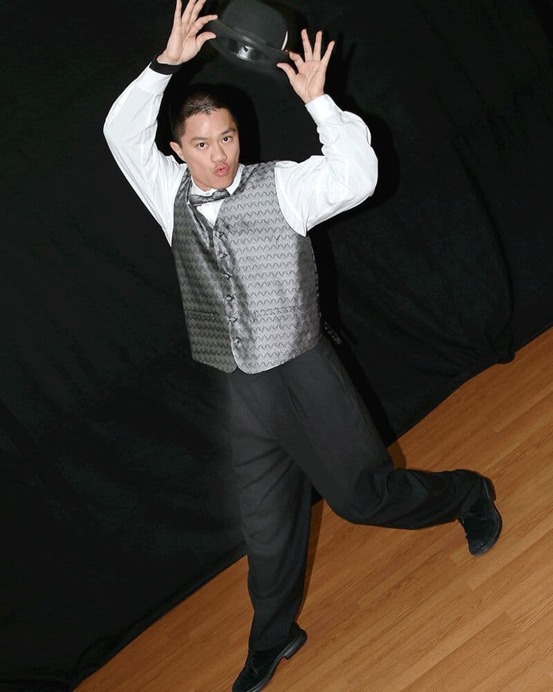 Ceech dancing in a derby Ceech dancing